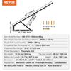 VEVOR Bed Lift, 59x79 in Compatible Bed Size 265 lbs Load Bearing, DIY Wall Bed Mechanical Hardware Kit Vertical Deluxe, Pneumatic Lever Heavy Duty Bed Support, Folding Wall Bed for Guestroom