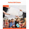 VEVOR 4-Piece Bed Sheet Set - King Size, 100% Brushed Microfiber Bedding Set with 2 Pillowcases, 1 Flat Sheet & 1 Fitted Sheet, Breathable & Wrinkle-Resistant Luxury Bed Sheets for Hotels, Bedrooms