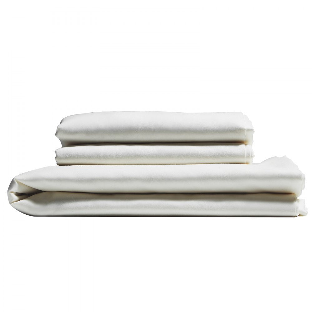 VEVOR 4-Piece Bed Sheet Set - Queen Size, 100% Brushed Microfiber Bedding Set with 2 Pillowcases, 1 Flat Sheet & 1 Fitted Sheet, Breathable & Wrinkle-Resistant Luxury Bed Sheets with 16" Deep Pocket