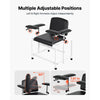 VEVOR Phlebotomy Chair 750LBS Capacity Blood Draw Medical Chair, Comfortable Blood Drawing Chairs with Adjustable Armrests, Soft Padded Seat, Easy-to-Clean PVC Leather for Hospitals Clinics