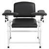 VEVOR Phlebotomy Chair 750LBS Capacity Blood Draw Medical Chair, Comfortable Blood Drawing Chairs with Adjustable Armrests, Soft Padded Seat, Easy-to-Clean PVC Leather for Hospitals Clinics