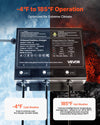 VEVOR Marine Battery Charger, 3-Bank, 10A 12V Onboard Boat Charger, IP68 Waterproof Smart On-Board Battery Charger, for Lithium-Ion (LiFePO4), NCM, Lead-Acid Batteries, Large Boat, Yacht, RV, Trailer