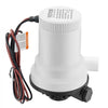 VEVOR Livewell Pump for Boat, 12V 1600 GPH Straight Livewell Aerator Pump with Dual Inlet, ABA Housing & Detachable Motor Cartridge, Corrosion-Resistant Livewell/Baitwell Pump for Freshwater Saltwater