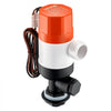VEVOR Livewell Pump for Boat, 12V 500 GPH Straight Livewell Aerator Pump with Dual Inlets, ABA Housing & Detachable Motor Cartridge, Corrosion-Resistant Livewell/Baitwell Pump for Freshwater Saltwater