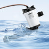 VEVOR Livewell Pump for Boat, 12V 800 GPH Livewell Aerator Pump with Detachable Motor, 90-Degree Baitwell Pumps for Boats, Corrosion-Resistant Submersible Aerator Pump, for Freshwater and Saltwater