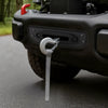 VEVOR Winch Mount, Winch Capacity of 12000 lbs / 5443 kg, Trailer Hitch Winch Mount for Select Jeep Wrangler JL/JLU & Gladiator JT Model (2018-2023), 2 Mounting Hole Design, Powder Coated Steel, Black