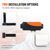 VEVOR Diesel Heater Pipe Ducting Set, 3" Extendable Air Duct Hose, 1" Stainless Steel Exhaust Pipe, 2 Air Vents, Tee Air Outlet Connector and Hose Clamps, for 5KW/8KW Diesel Parking Heaters