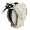 VEVOR Fuel Hose Reel, 3/4 inch x 33 ft Retractable, Spring Driven Auto Swivel Rewind, 300 PSI, Heavy-Duty Carbon Steel Construction with Industrial Grade Rubber Hose, for Diesel Fuel, Kerosene