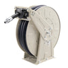 VEVOR Fuel Hose Reel, 3/4 inch x 50 ft Retractable, Spring Driven Auto Swivel Rewind, 300 PSI, Heavy-Duty Carbon Steel Construction with Industrial Grade Rubber Hose, for Diesel Fuel, Kerosene