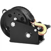 VEVOR Hand Winch, 1200 lbs Pulling Capacity, Boat Trailer Winch Heavy Duty Rope Crank with 23 ft Polyester Strap and Two-Way Ratchet, Manual Operated Hand Crank Winch for Trailer, Boat or ATV Towing