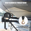 VEVOR Hand Winch, 2000 lbs Pulling Capacity, Boat Trailer Winch Heavy Duty Rope Crank with 23 ft Polyester Strap and Two-Way Ratchet, Manual Operated Hand Crank Winch for Trailer, Boat or ATV Towing
