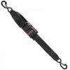 VEVOR Retractable Ratchet Straps, 2 in x 2 ft Ratchet Tie Down Straps with Security Lock S Hooks, 2 Pack Heavy Duty Ratchet Tie Down Straps with 1500 lbs Break Strength, for Trailers, Vehicles, Boat