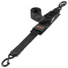 VEVOR Retractable Ratchet Straps, 2 in x 4 ft Ratchet Tie Down Straps with Security Lock S Hooks, 2 Pack Heavy Duty Ratchet Tie Down Straps with 1500 lbs Break Strength, for Trailers, Vehicles, Boat