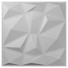 VEVOR 13 Pack 19.7x19.7Inches Diamond White 3D PVC Wave Panels for Interior Wall Decor Textured 3D Wall Tiles 32 Sq Ft