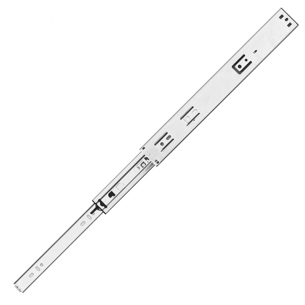 VEVOR 10 Pairs of 20 Inch Drawer Slides Side Mount Rails, Heavy Duty Full Extension Steel Track, Soft-Close Noiseless Guide Glides Cabinet Kitchen Runners with Ball Bearing, 100 Lbs Load Capacity