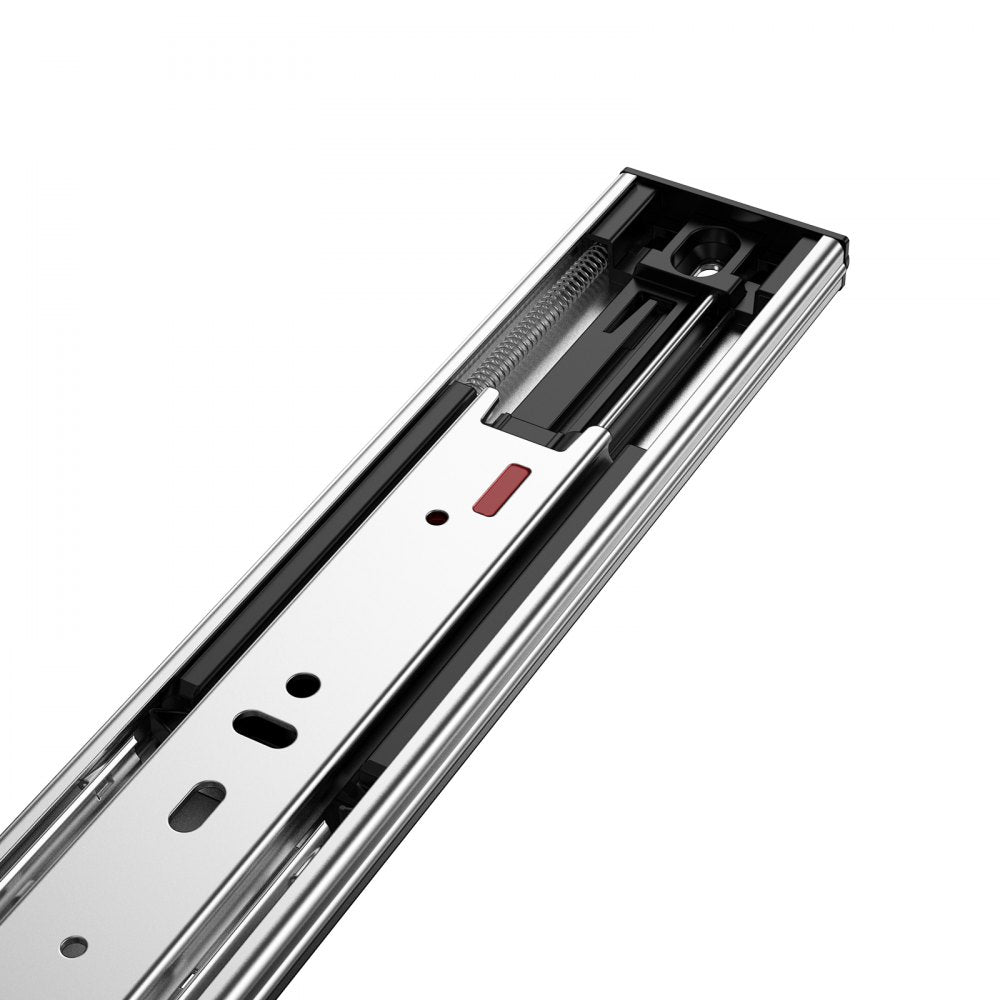 VEVOR 10 Pairs of 14 Inch Drawer Slides Side Mount Rails, Heavy Duty Full Extension Steel Track, Soft-Close Noiseless Guide Glides Cabinet Kitchen Runners with Ball Bearing, 100 Lbs Load Capacity