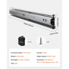 VEVOR Drawer Slides, 22 inch, 10 Pairs Full Extension Ball Bearing Cabinet Rails, 100 LB Load Capacity Heavy Duty Side Mount Dresser Drawer Slides, Drawer Track Runners for Kitchen DIY Replacement