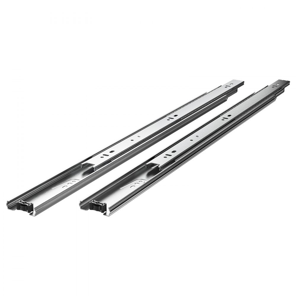 VEVOR Drawer Slides, 22 inch, 10 Pairs Full Extension Ball Bearing Cabinet Rails, 100 LB Load Capacity Heavy Duty Side Mount Dresser Drawer Slides, Drawer Track Runners for Kitchen DIY Replacement