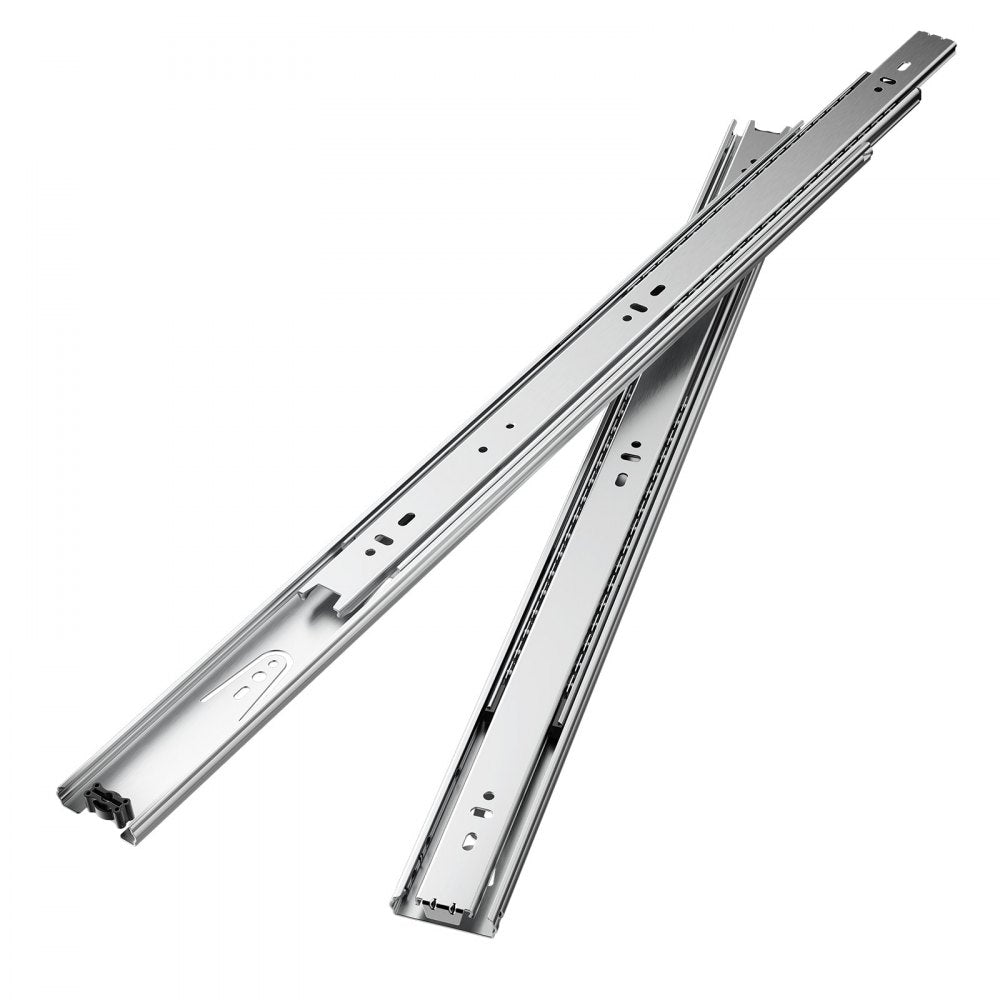 VEVOR Drawer Slides, 22 inch, 10 Pairs Full Extension Ball Bearing Cabinet Rails, 100 LB Load Capacity Heavy Duty Side Mount Dresser Drawer Slides, Drawer Track Runners for Kitchen DIY Replacement