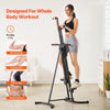 VEVOR Stair Stepper, Step Range Exercise Machine, Vertical Climber for Home Gym Exercise, Compact Folding Cardio Climber, Full-Body Workout Climber with Height Adjustable Handlebar, Non-Slip Pedal