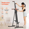 VEVOR Stair Stepper, Step Range Exercise Machine, Vertical Climber for Home Gym Exercise, Compact Folding Cardio Climber, Full-Body Workout Climber with Height Adjustable Handlebar, Non-Slip Pedal