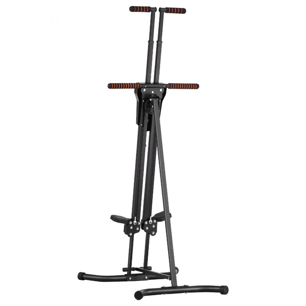 VEVOR Stair Stepper, Step Range Exercise Machine, Vertical Climber for Home Gym Exercise, Compact Folding Cardio Climber, Full-Body Workout Climber with Height Adjustable Handlebar, Non-Slip Pedal