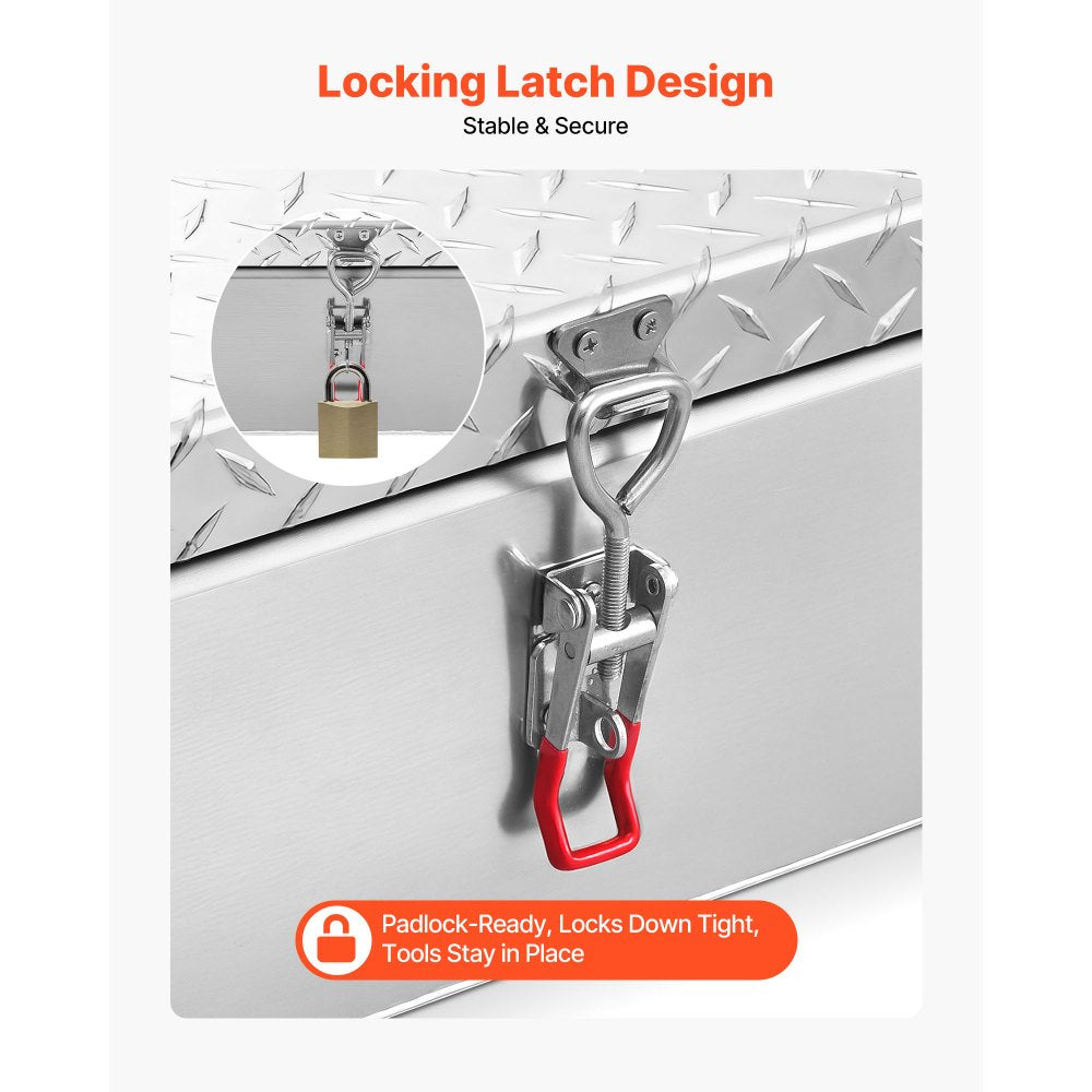VEVOR truck bed tool box locking latch design padlock-ready (feature image)