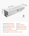 VEVOR truck bed tool box 48 x 13.4 x 13 in silver - image 6