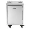 VEVOR Movable Base Cabinet for Orange Juicer, Thickened Stainless Steel Cabinet, 4 Swivel Casters, Compatible with VEVOR NS2000E-4\NS2000E-4P Fully Automatic Feed Orange Juicer, Easy Installation