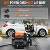 VEVOR Onboard Air Compressor Kit, 150PSI Offroad Air Compressor, Portable Tire Inflator Heavy Duty 3.5CFM Air Pump for Jeep SUV 4x4 Vehicle, Compatibility with Air tools, Air horns, Lockers