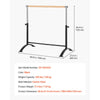 VEVOR Ballet Barre, 4 Ft Barre Bar for Home, Freestanding Portable Ballet Stretching Dance Bars, Height Adjustable Anti-Wobble Fitness Gym Studio Equipment, for Pilates Balance Workout