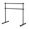 VEVOR Ballet Barre, 4 Ft Double Barre Bar for Home, Freestanding Portable Ballet Stretching Dance Bars, Height Adjustable Anti-Wobble Fitness Studio Equipment, for Pilates Balance Workout