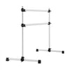 VEVOR Ballet Barre, 4 Ft Aluminum Double Barre Bar for Home, Freestanding Portable Ballet Stretching Dance Bars, Height Adjustable Anti-Wobble Fitness Studio Equipment, for Pilates Balance Workout