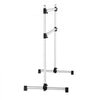 VEVOR Ballet Barre, 4 Ft Aluminum Double Barre Bar for Home, Freestanding Portable Ballet Stretching Dance Bars, Height Adjustable Anti-Wobble Fitness Studio Equipment, for Pilates Balance Workout