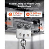 VEVOR 4 Wheel Trolley Assembly Rollers, 4 Pcs 1100 lbs Load, Dual Bearing Trolley Assembly for 1-5/8" Wide and All 1-5/8" or Taller Strut Channel, Heavy Duty Sliding Track System for Warehouse Garage