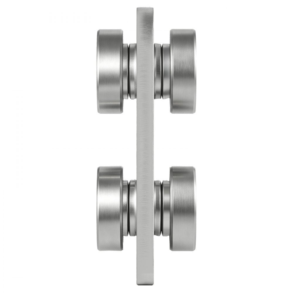 VEVOR 4 Wheel Trolley Assembly Rollers, 4 Pcs 1100 lbs Load, Dual Bearing Trolley Assembly for 1-5/8" Wide and All 1-5/8" or Taller Strut Channel, Heavy Duty Sliding Track System for Warehouse Garage