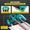 VEVOR 24 Inch Manual Tile Cutter Double Rails, Professional Tile Cutter W/Alloy Cutting Wheel for Porcelain and Ceramic Tiles