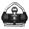 VEVOR Trailer Hitch Lock, Fits for 1-7/8 in, 2 in, 2-5/16 in Couplers, Heavy-Duty Anti-Theft Trailer Ball Lock with 3 Keys, Prying-Resistant, Adjustable Height Design for RVs, Boats, Trailers, Black
