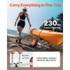VEVOR Kayak Cart, 230 lbs Load Capacity, Canoe Cart Dolly with 10-inch Solid PU Tires & Kickstand, Assembles & Disassembles Within Seconds, Paddle Board Trolley for Kayaks, Canoes, Paddleboards