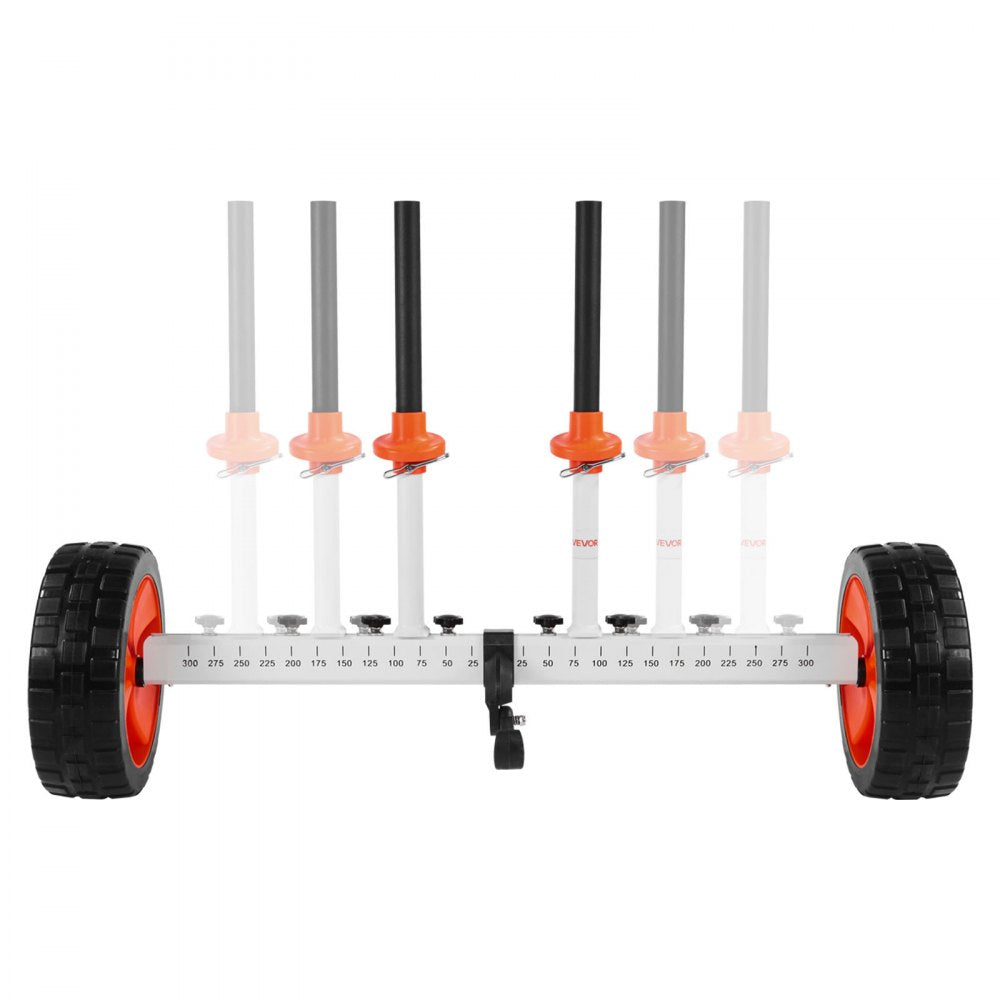 VEVOR Kayak Cart, 230 lbs Load Capacity, Canoe Cart Dolly with 10-inch Solid PU Tires & Kickstand, Assembles & Disassembles Within Seconds, Paddle Board Trolley for Kayaks, Canoes, Paddleboards