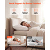 VEVOR Bed Pillows for Sleeping, Set of 2, Queen Size Luxury Quality Hotel Pillows with Original Down Alternative Filling, Supportive and Fluffy, Bedding for Back, Stomach and Side Sleepers, White