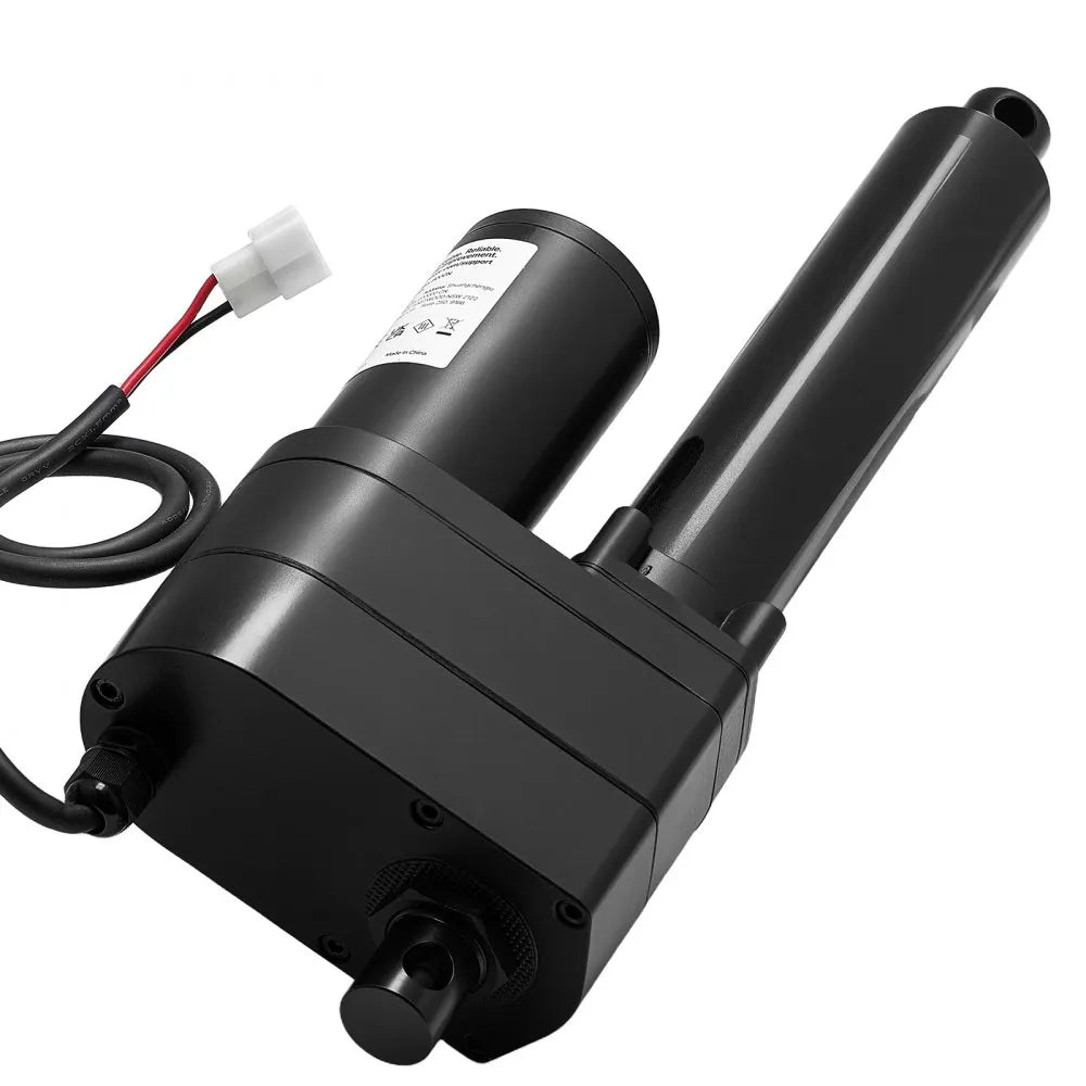 VEVOR 12V Linear Actuator, 6 Inch Ultra Heavy-Duty 2023lbs/9000N Linear Motion Actuator, IP65 Waterproof 0.2"/s with Mounting Brackets for Industrial Machinery Vessels, Heavy Lifting Systems