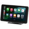 VEVOR Wireless Car Stereo, 7-Inch HD Portable Radio Touch Screen Compatible with Apple CarPlay & Android Auto, CarPlay Screen with Backup Camera, Voice Control, Mirror Link, Bluetooth, GPS Navigation