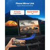 VEVOR Wireless Car Stereo, 9-Inch HD Portable Radio Touch Screen with Apple CarPlay and Android Auto, CarPlay Screen with Front & Backup Cameras, Voice Control, Mirror Link, Bluetooth, GPS Navigation