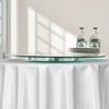 VEVOR 20 in Glass Lazy Susan Turntable, 360° Rotation Round Clear Tabletop Rotating Tray, Tempered Glass Dining Table Centerpiece, Smooth and Silent Spin, for Family Gatherings, Banquets & Weddings