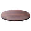 VEVOR 24 in Wood Lazy Susan Turntable, 360° Rotation Round Clear Tabletop Rotating Tray, Acacia Wood Dining Table Centerpiece, Smooth and Silent Spin, for Family Gatherings, Banquets and Weddings