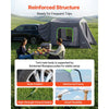 VEVOR Large SUV Tent for 5–9 Person, 10.6 x 8 FT All-Season SUV Tailgate Tent with Ventilated Door & Mesh Windows, PU3000mm Waterproof Dual-Use Car Rear Hatch Tents for Outdoor Camping Hiking