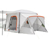 VEVOR SUV Camping Tent for 5-9 Person, 13 x 10 FT 3-Season SUV Tailgate Tent with Ventilated Windows, PU2000mm Waterproof Dual-Use Car Rear Hatch Tents for Outdoor Hiking Travels