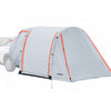 VEVOR Inflatable SUV Tent with Awning, 8 x 6.7 ft 3-Season SUV Tailgate Tent with Ventilated Doors & Mesh Window, PU2000mm Waterproof Car Rear Hatch Tents for Outdoor Camping - Air Pump Included