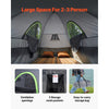 VEVOR Pickup Truck Tent, Fits 5.0-5.2 ft Truck Tents for Camping, Waterproof PU2000 mm 2-3 Person Sleeping Truck Bed Tent, Sturdy Truck Bed Camper Shell with Expandable Awning, Rainfly, Storage Bag